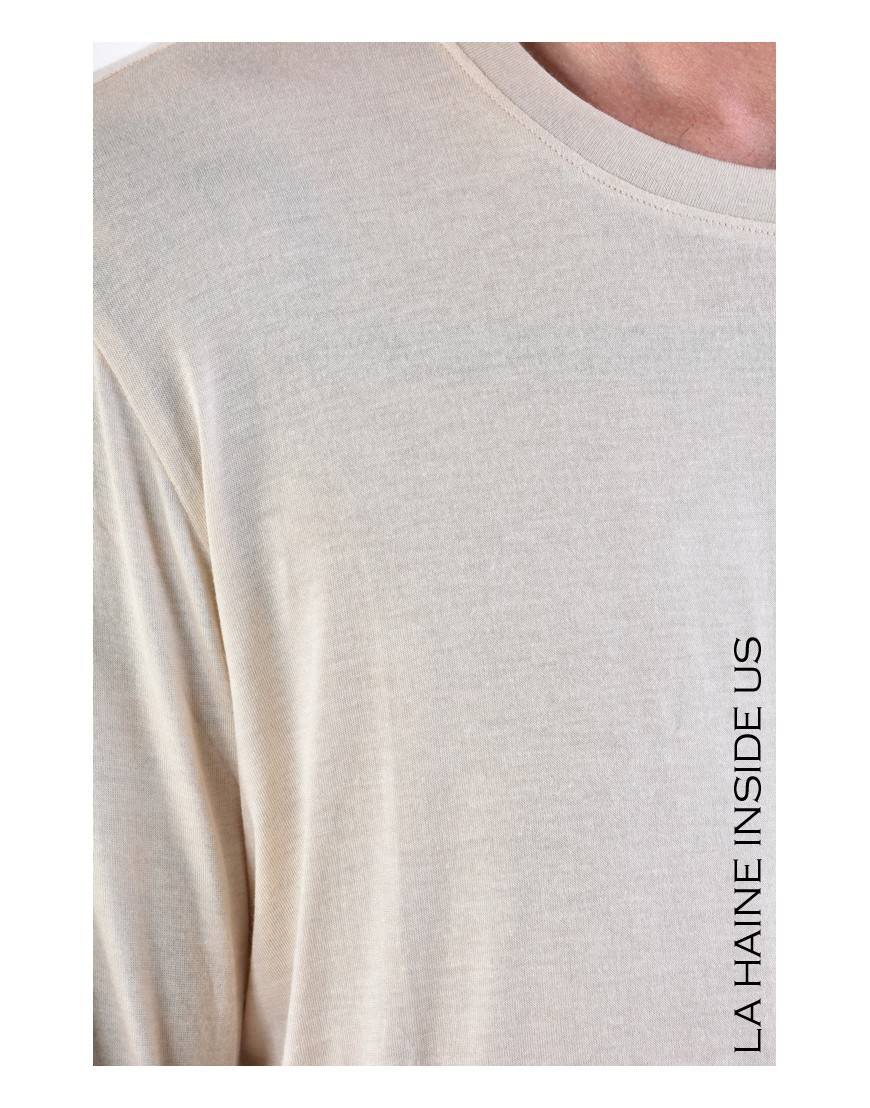 La haine inside us 3J LM165 MAGLIA Beige In Vendita