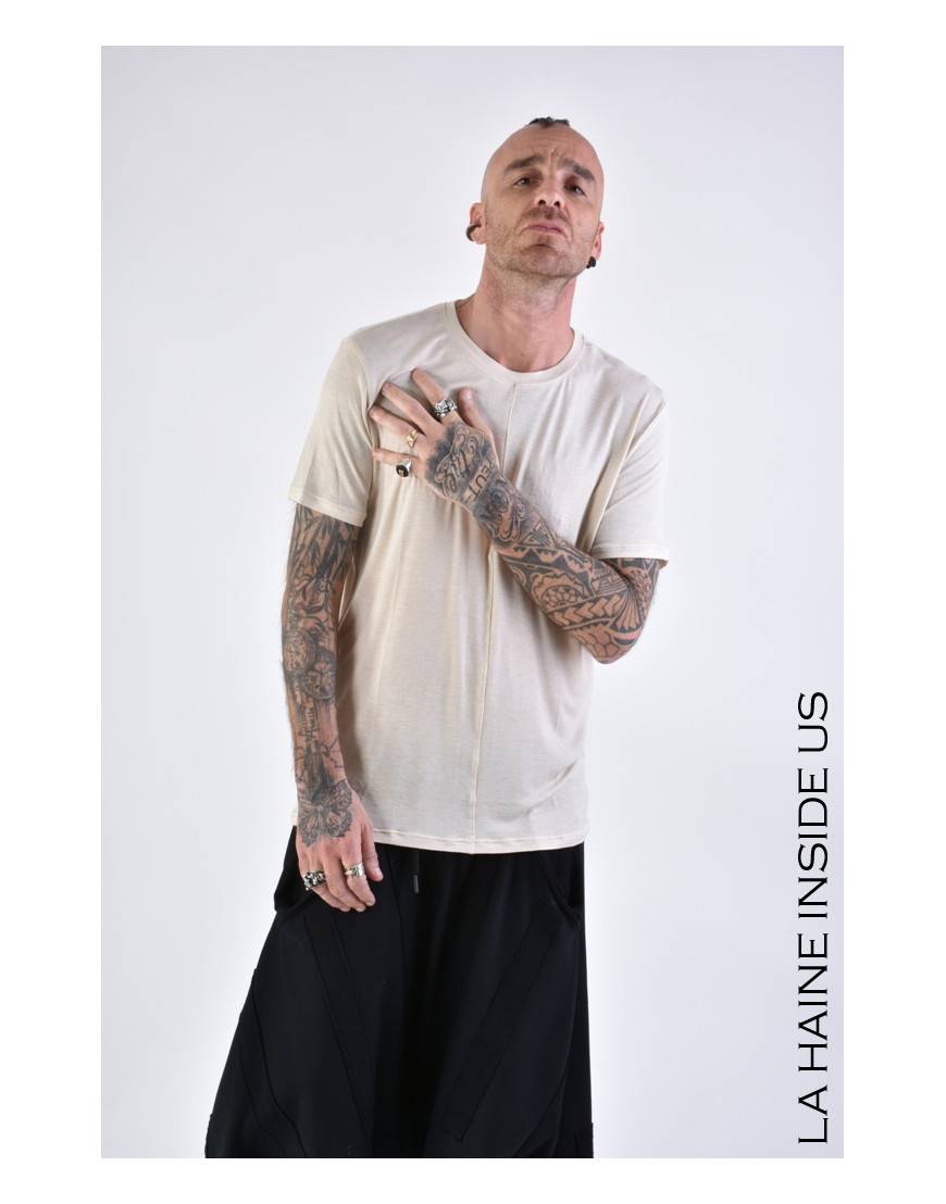 La haine inside us 3J LM167 T-SHIRT Beige Saldi