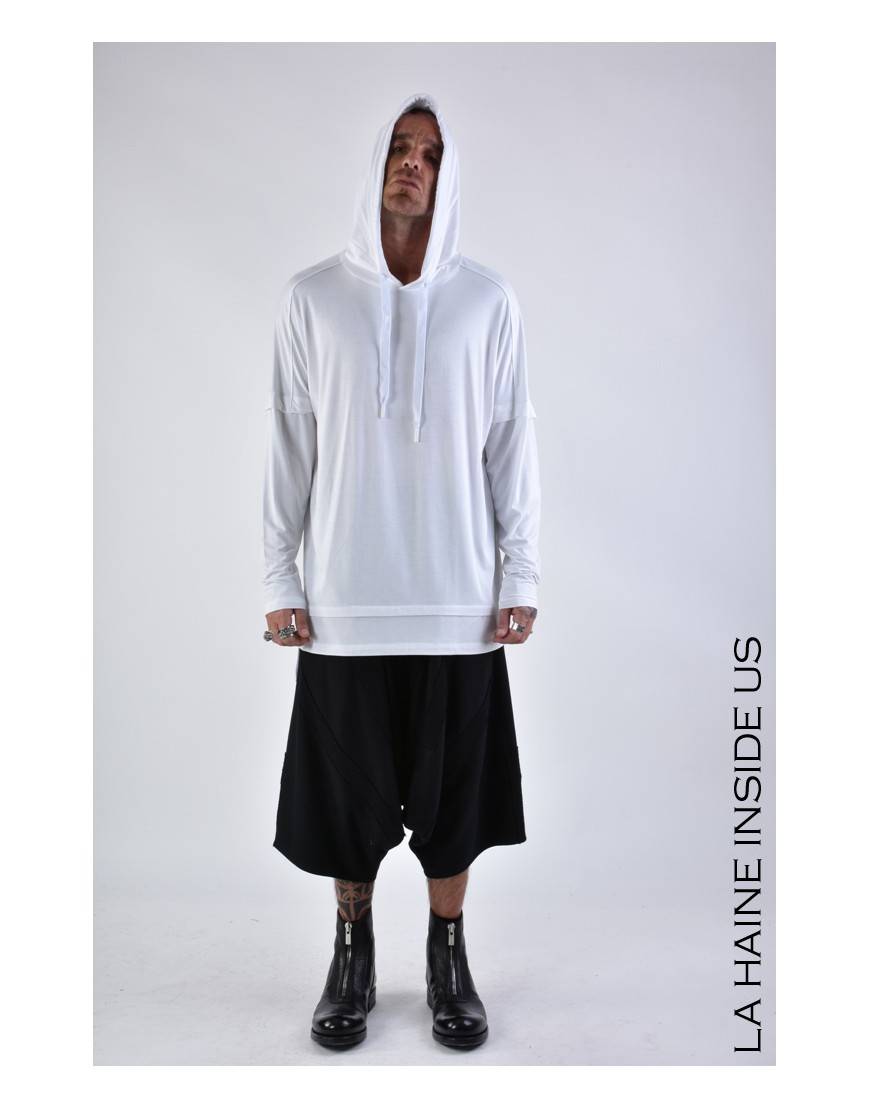 La haine inside us 3M LM158 MAGLIA Bianco Offerta natalizia