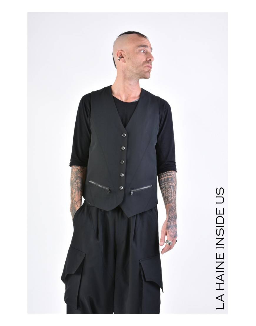 La haine inside us 3R LM123 GILET Nero Offerta Giorno del Papà