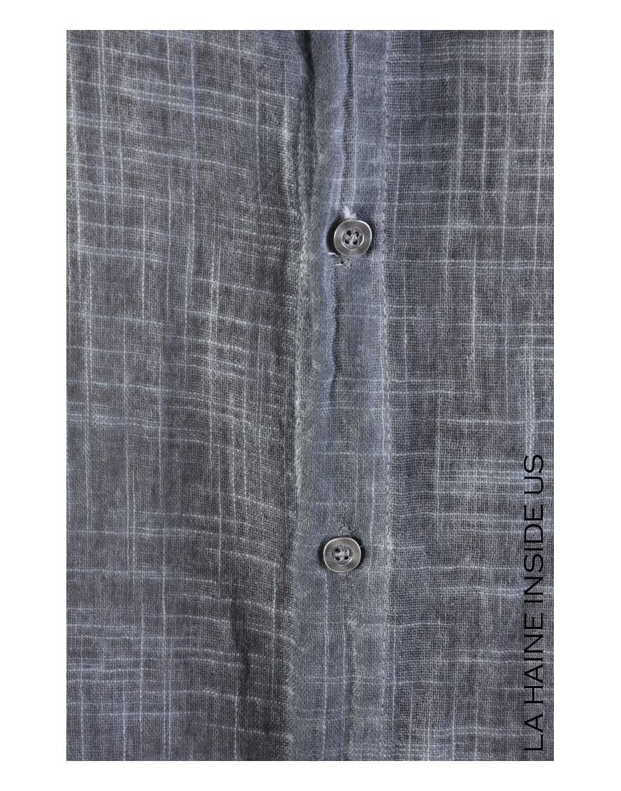 La haine inside us 3V LM112 CAMICIA Grigio Offerta Anniversario