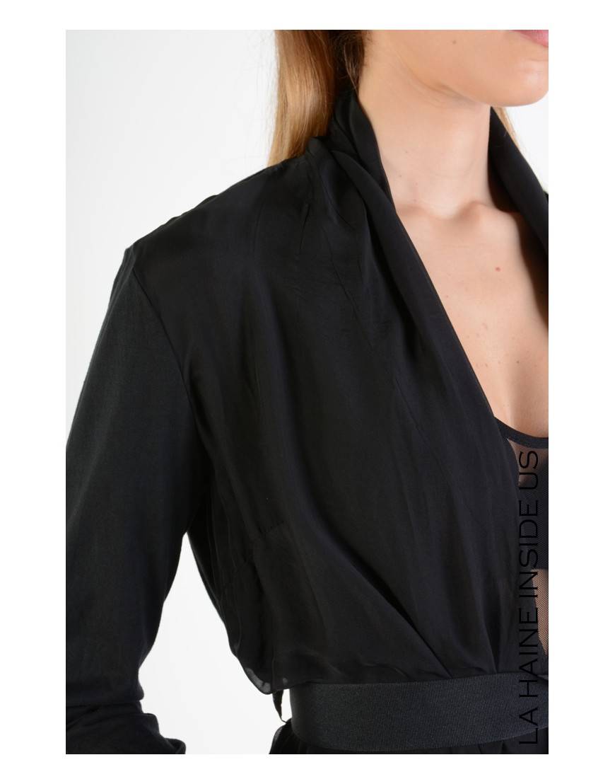 La haine inside us 4B LW581 CARDIGAN Nero Offerta migliore