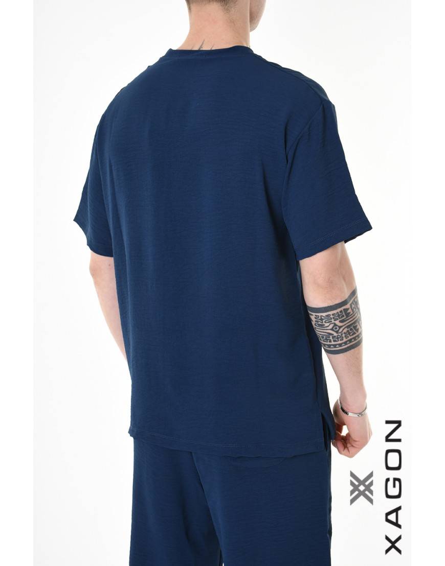 La haine inside us T-SHIRT MD0001 Blu Offerta temporanea