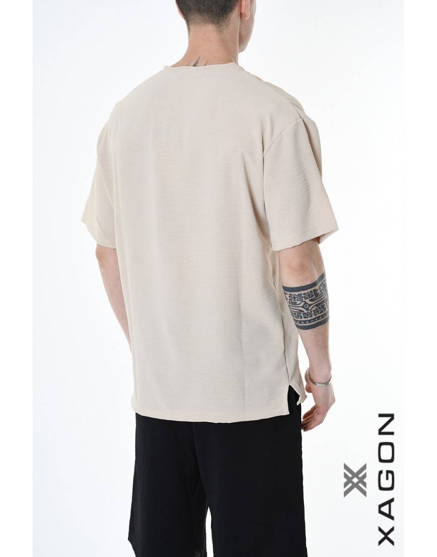 La haine inside us T-SHIRT MD0002 Beige Grandi sconti