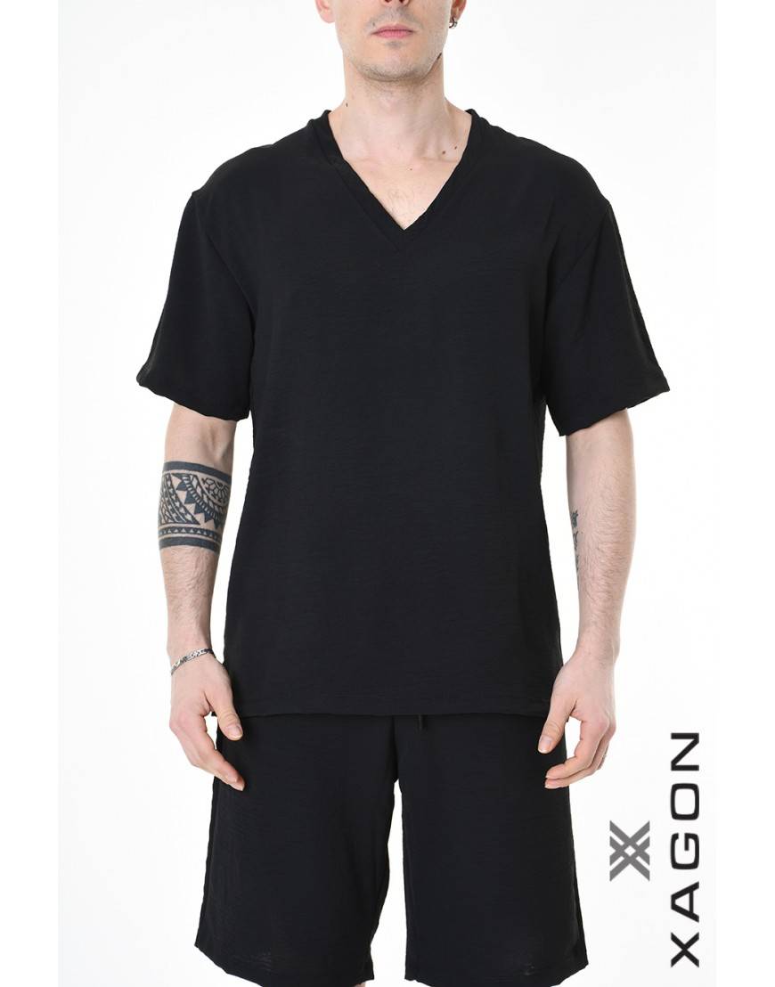 La haine inside us T-SHIRT MD0002 Nero Offerte stagionali
