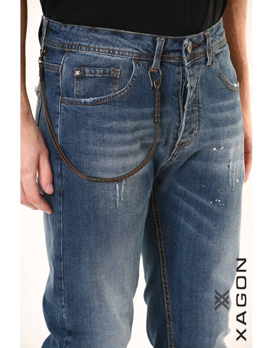 La haine inside us JEANS 2UMR240 Blu Offerte giornaliere