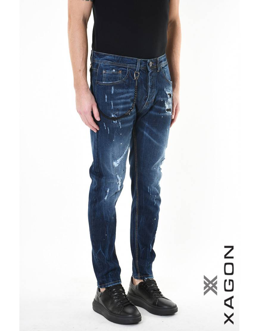 La haine inside us JEANS 2UMR242 Blu Enormi risparmi