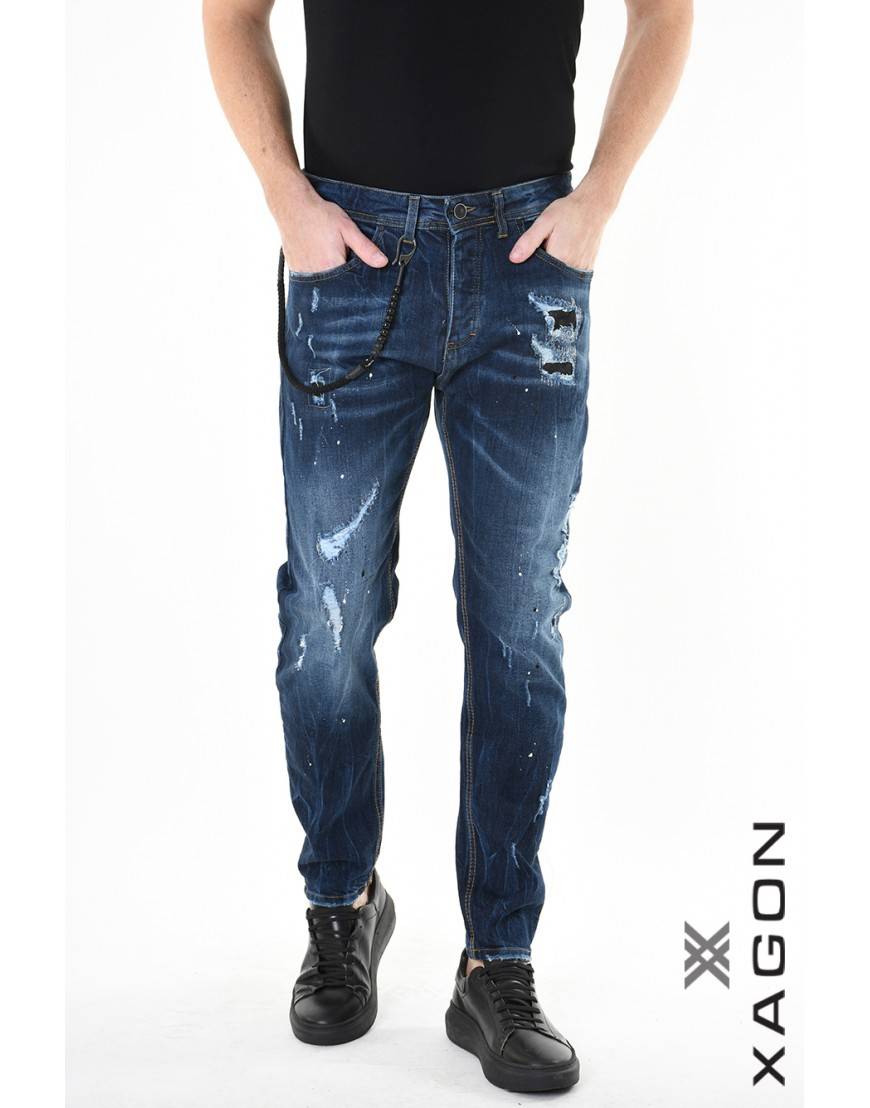 La haine inside us JEANS 2UMR242 Blu Enormi risparmi
