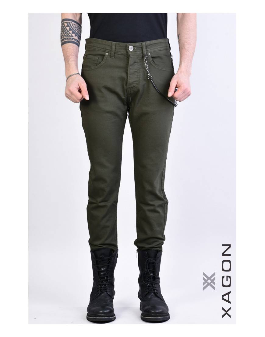 La haine inside us JEANS UOXFO2 Verde Rilascio limitato