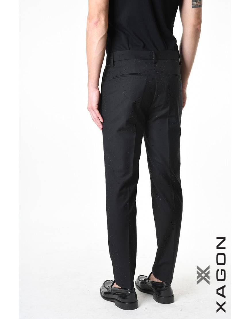 La haine inside us PANTALONE 1PSWAPU Nero In vendita