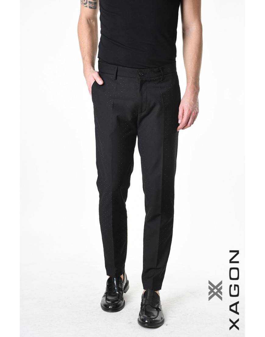 La haine inside us PANTALONE 1PSWAPU Nero In vendita