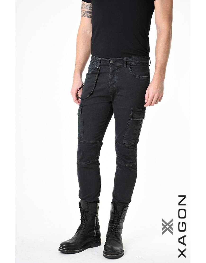 La haine inside us PANTALONE 2CR2012 Nero Italia