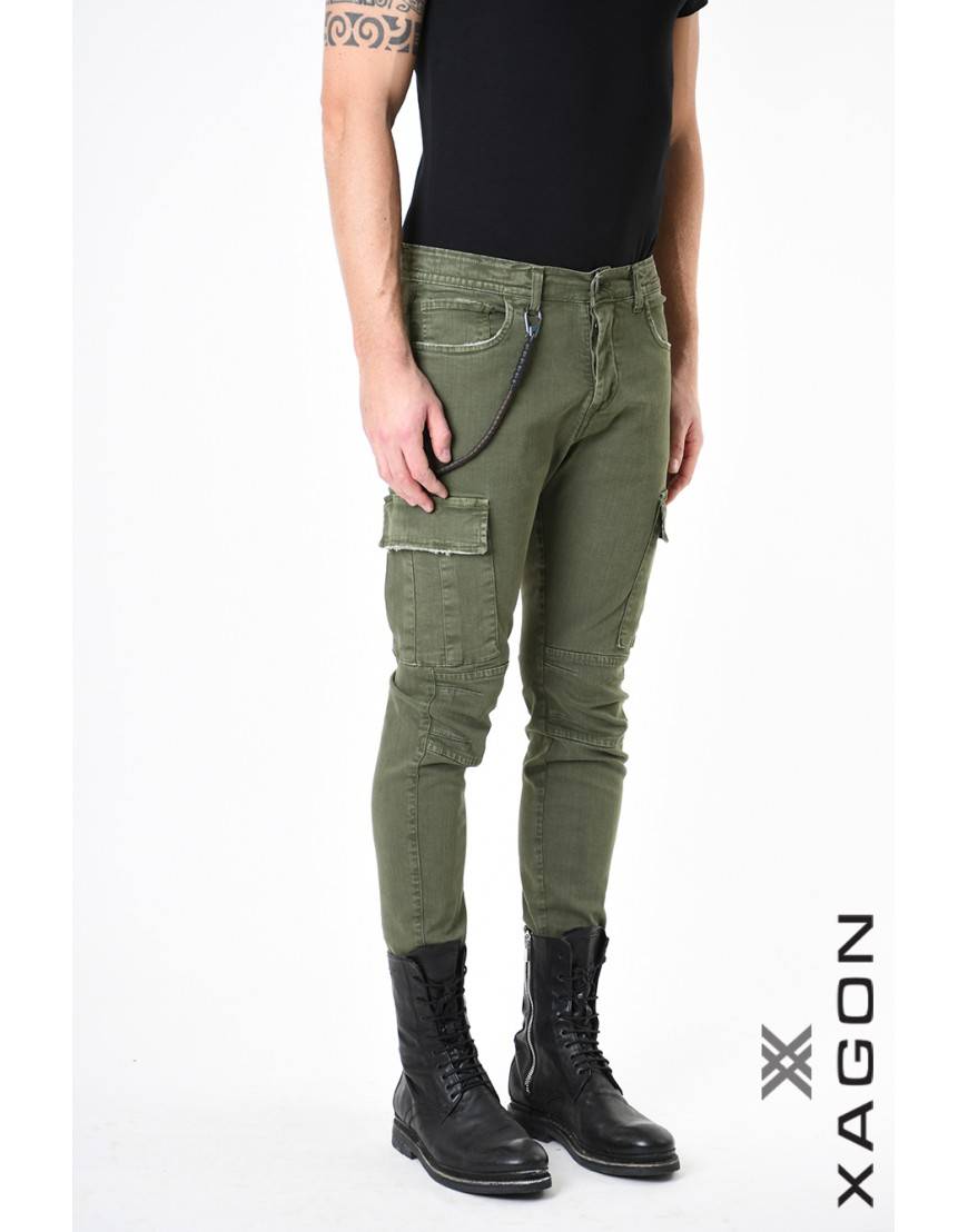 La haine inside us PANTALONE 2CR2012 Verde In Linea