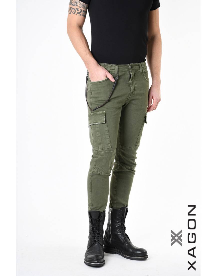 La haine inside us PANTALONE 2CR2012 Verde In Linea