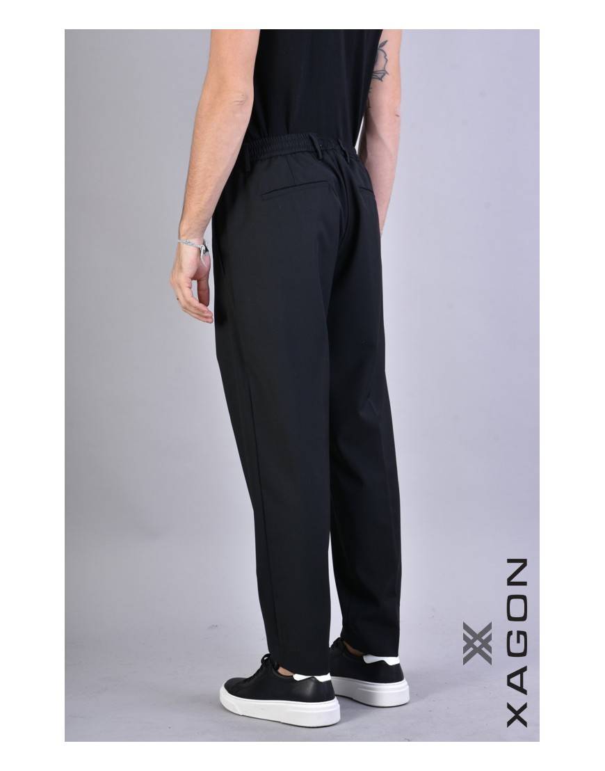 La haine inside us PANTALONE 2FCLIVE Nero Consegna Veloce