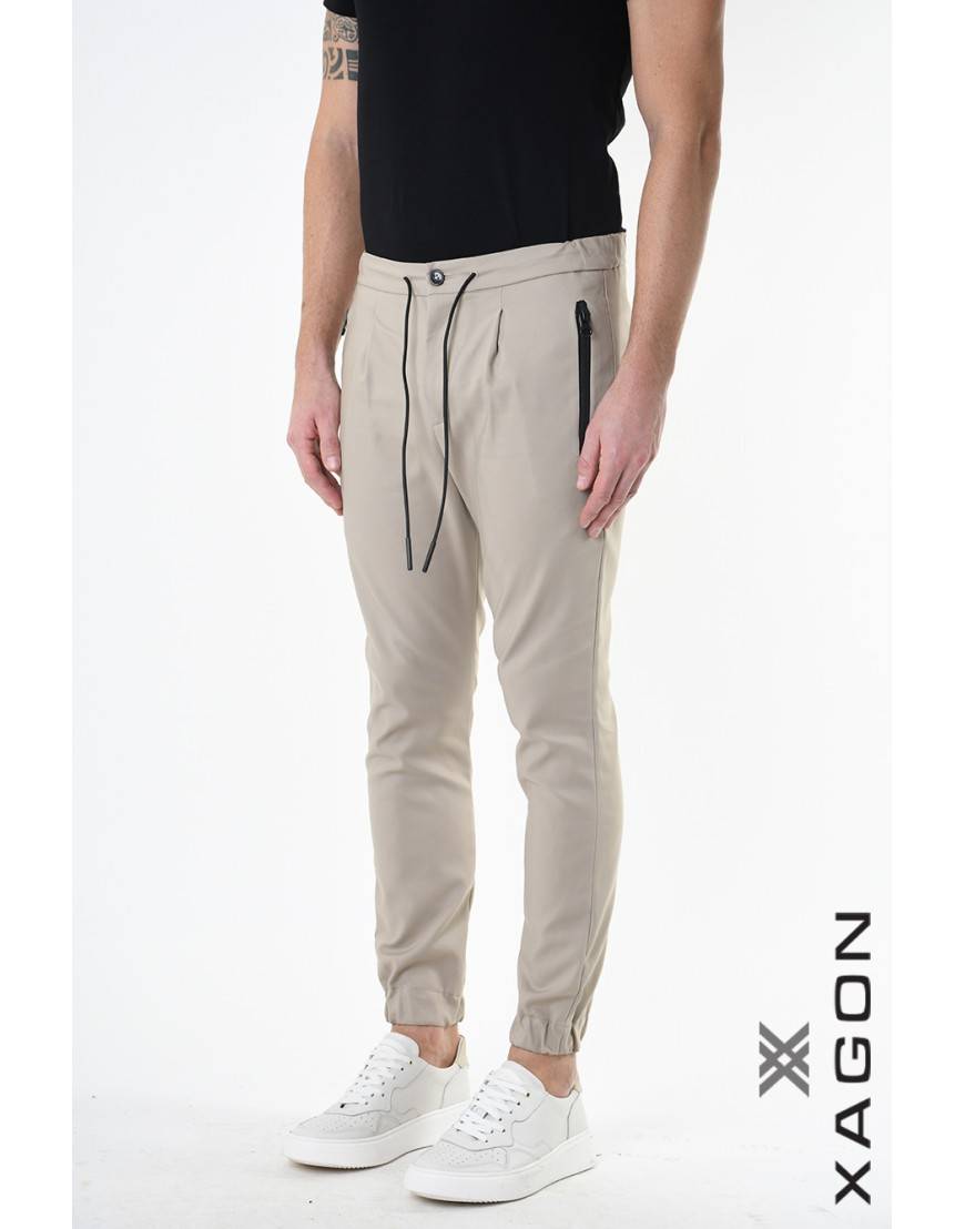 La haine inside us PANTALONE PINVEL Beige Promozione Limitata