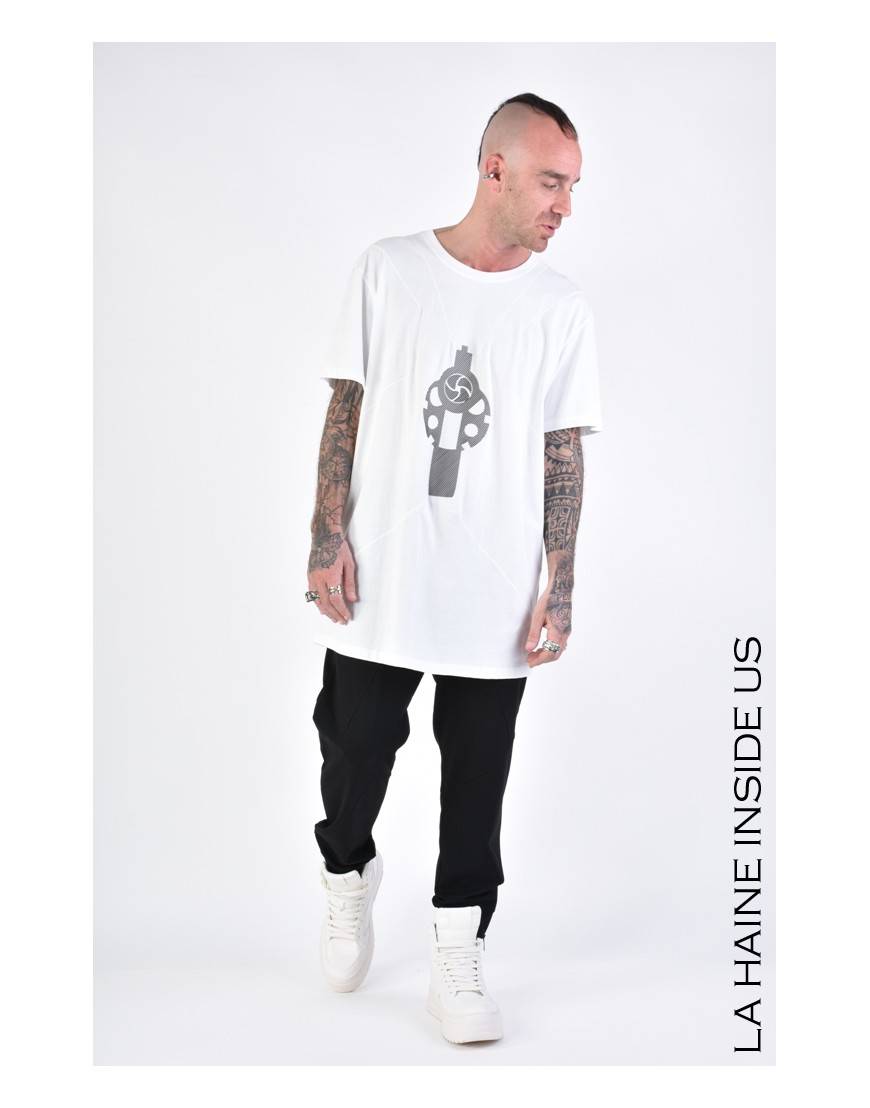 La haine inside us 3M LM035 T-SHIRT Bianco Offerta