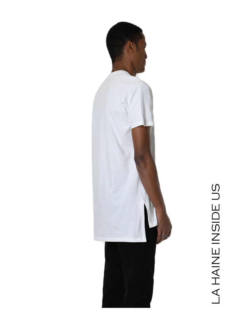 La haine inside us 3M LM216 T-SHIRT Bianco Saldi Di Fabbrica