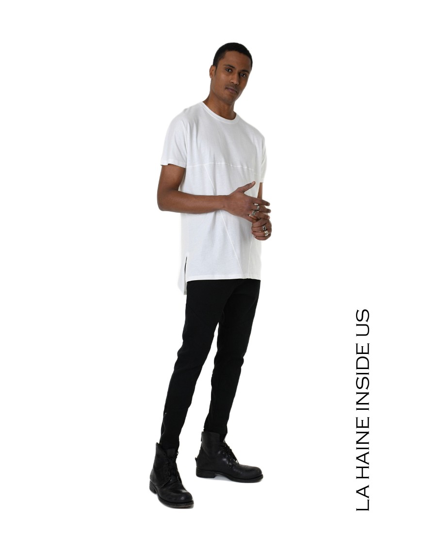 La haine inside us 3M LM216 T-SHIRT Bianco Saldi Di Fabbrica