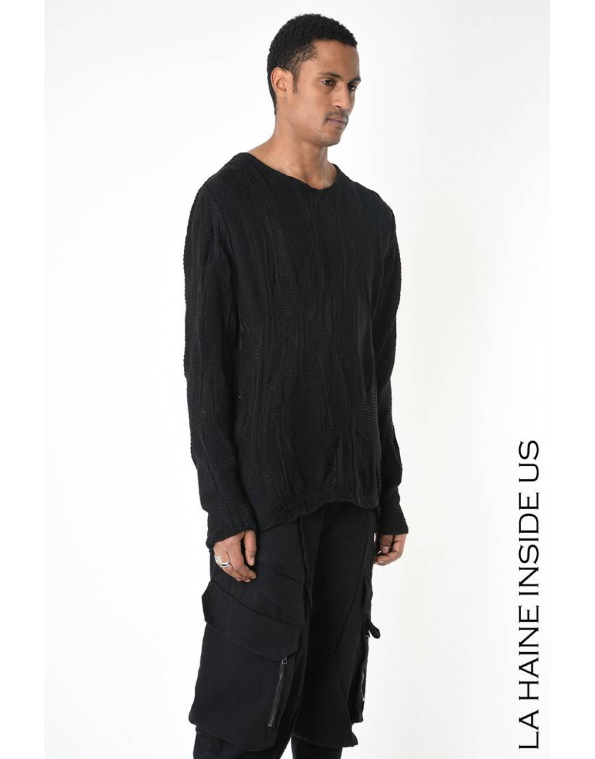 La haine inside us 3M LM243 MAGLIA Nero Nuova