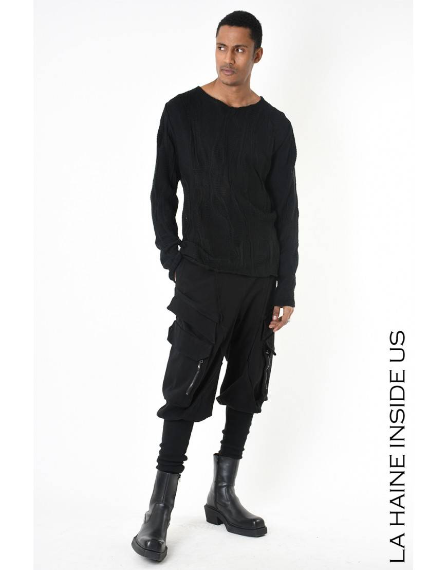 La haine inside us 3M LM243 MAGLIA Nero Nuova