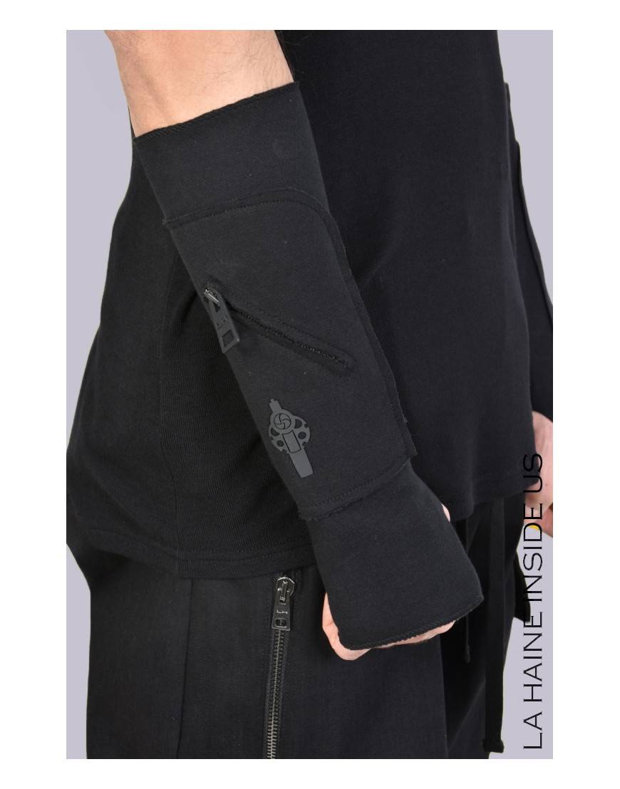 La haine inside us 3M MANDUE MANICOTTO UNISEX Nero Grande vendita