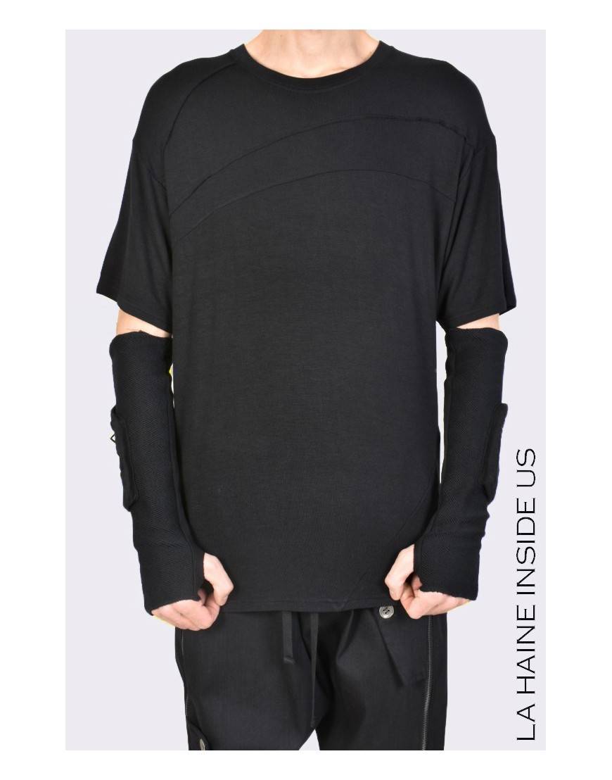 La haine inside us 3M MANUNO MANICOTTO UNISEX Nero Flash Sale