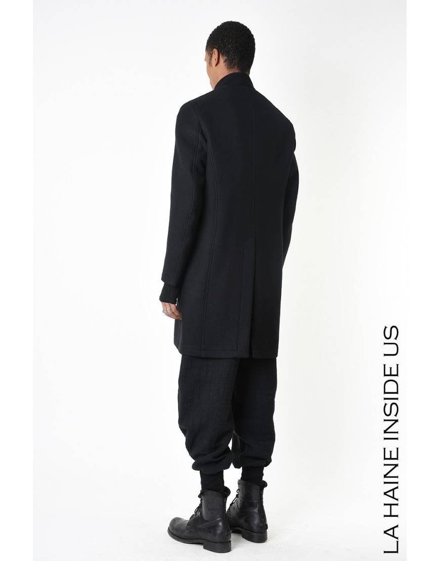 La haine inside us 3P LM238 CAPPOTTO Nero Vendite stagionali