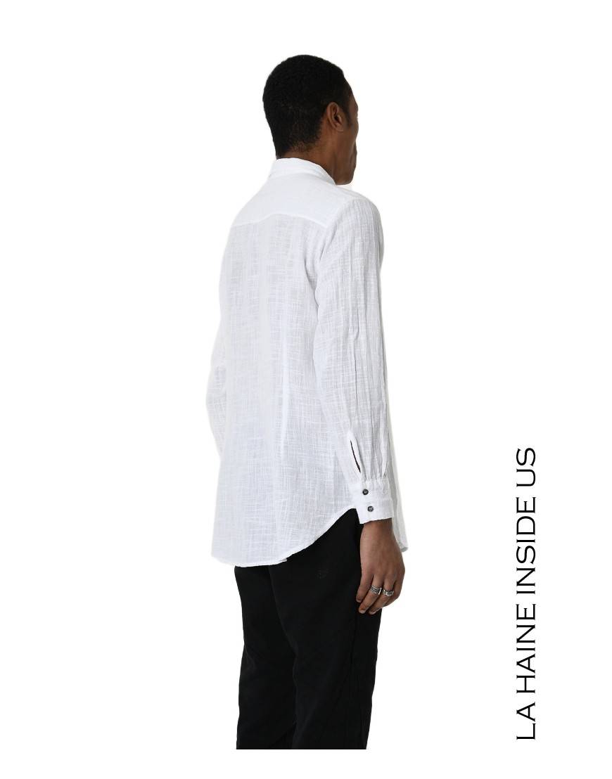 La haine inside us 3V LM116 CAMICIA Bianco Offerta per la Festa della Mamma