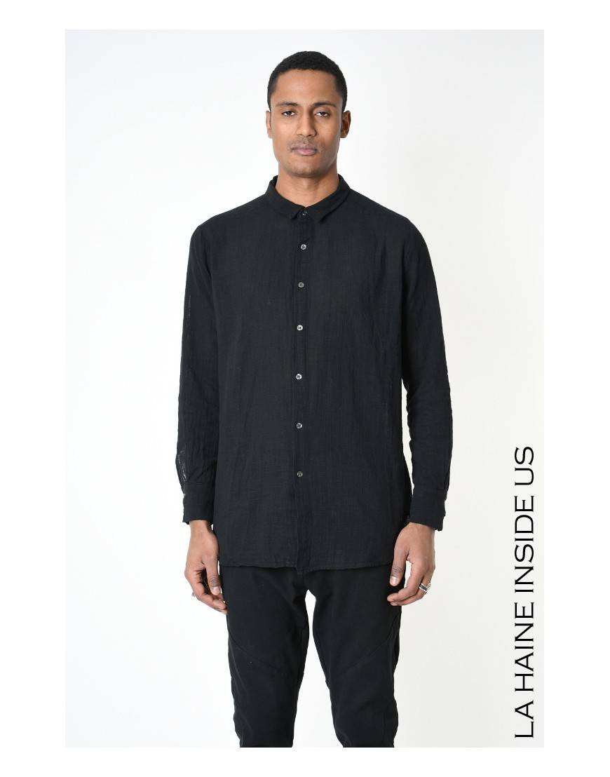 La haine inside us 3V LM116 CAMICIA Nero Offerta Giorno del Papà