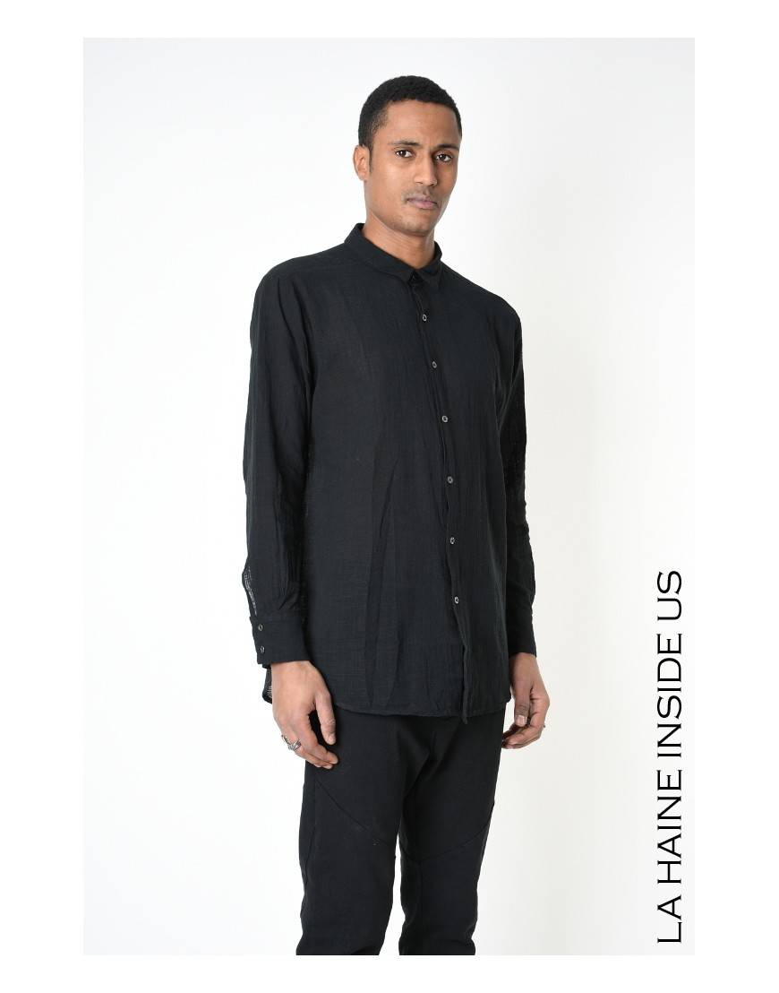 La haine inside us 3V LM116 CAMICIA Nero Offerta Giorno del Papà