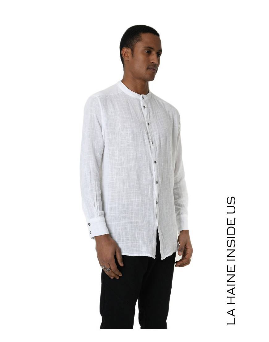 La haine inside us 3V LM118 CAMICIA Bianco Offerta San Valentino