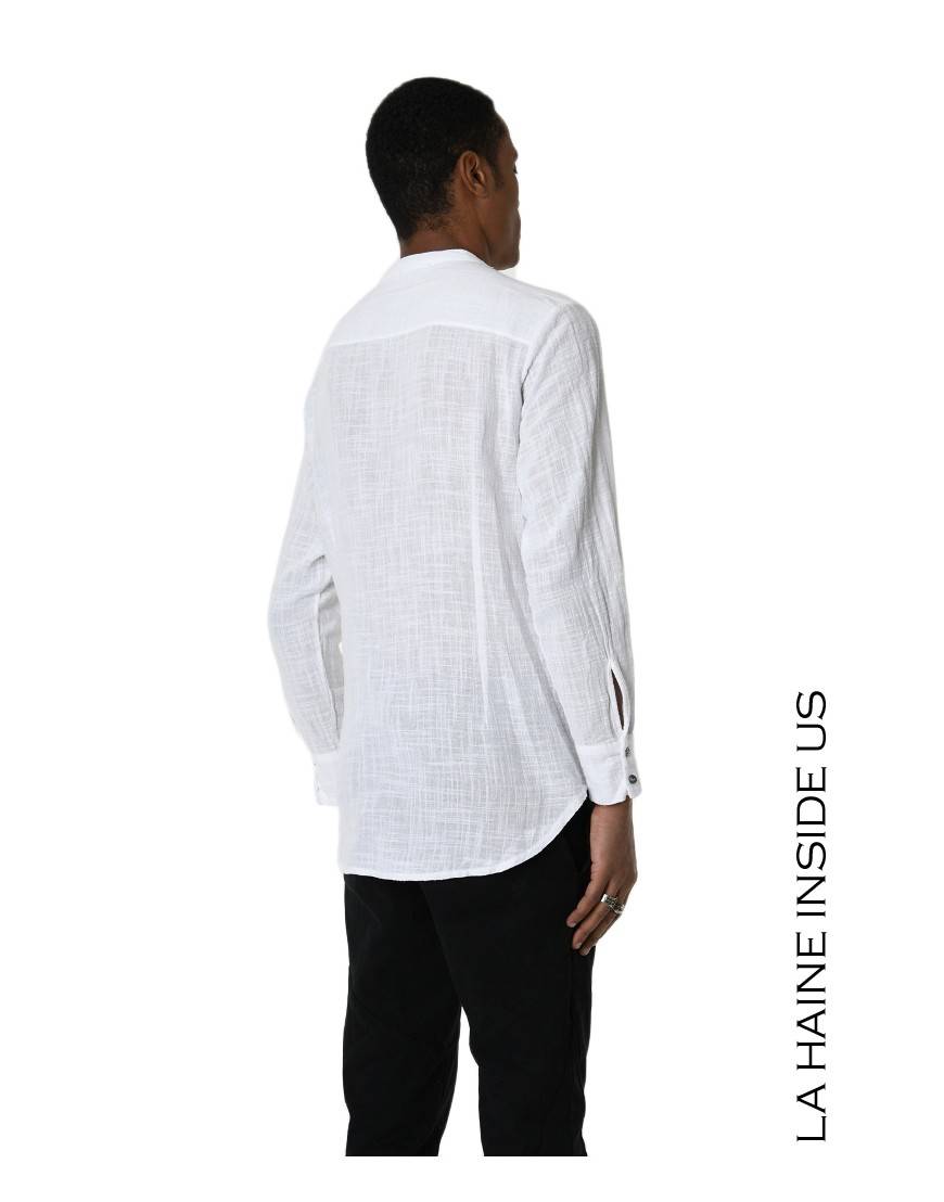La haine inside us 3V LM118 CAMICIA Bianco Offerta San Valentino