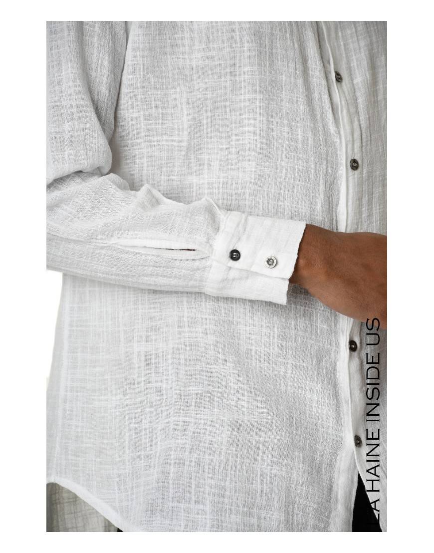 La haine inside us 3V LM118 CAMICIA Bianco Offerta San Valentino
