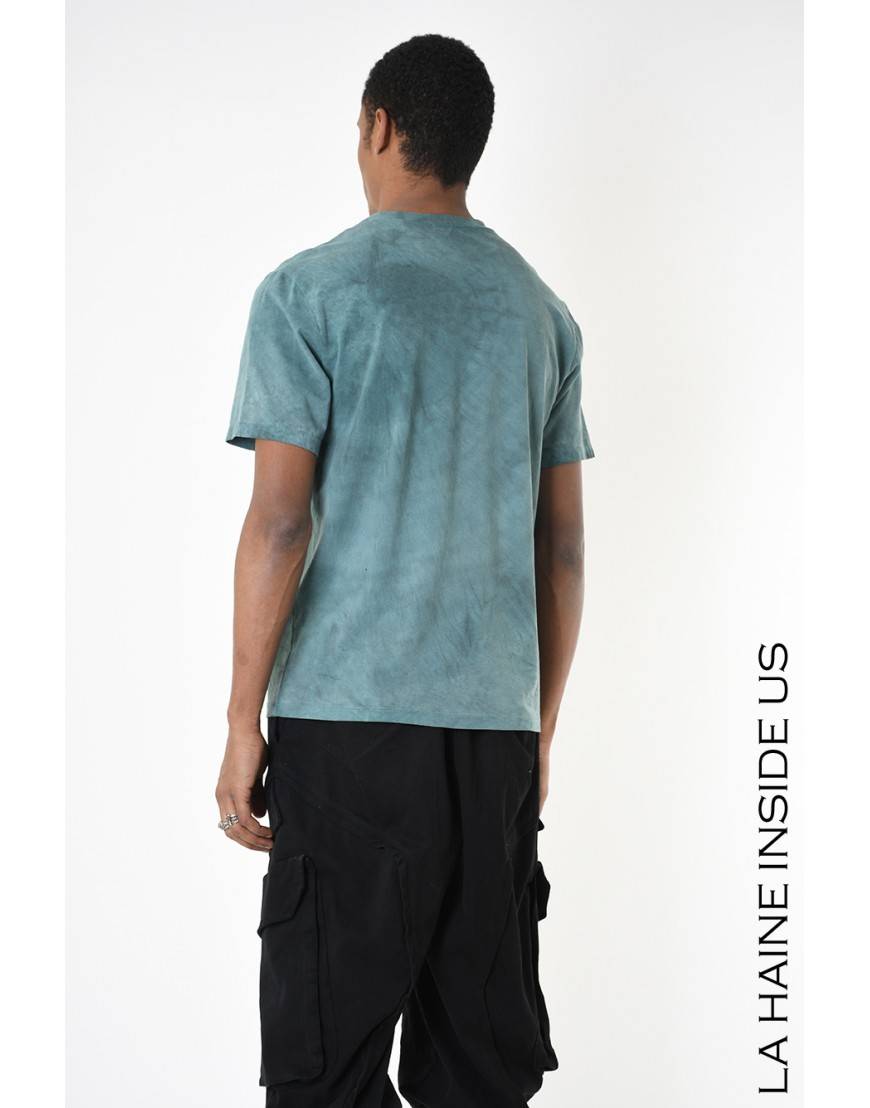 La haine inside us 3V LM234 T-SHIRT Verde Offerta migliore