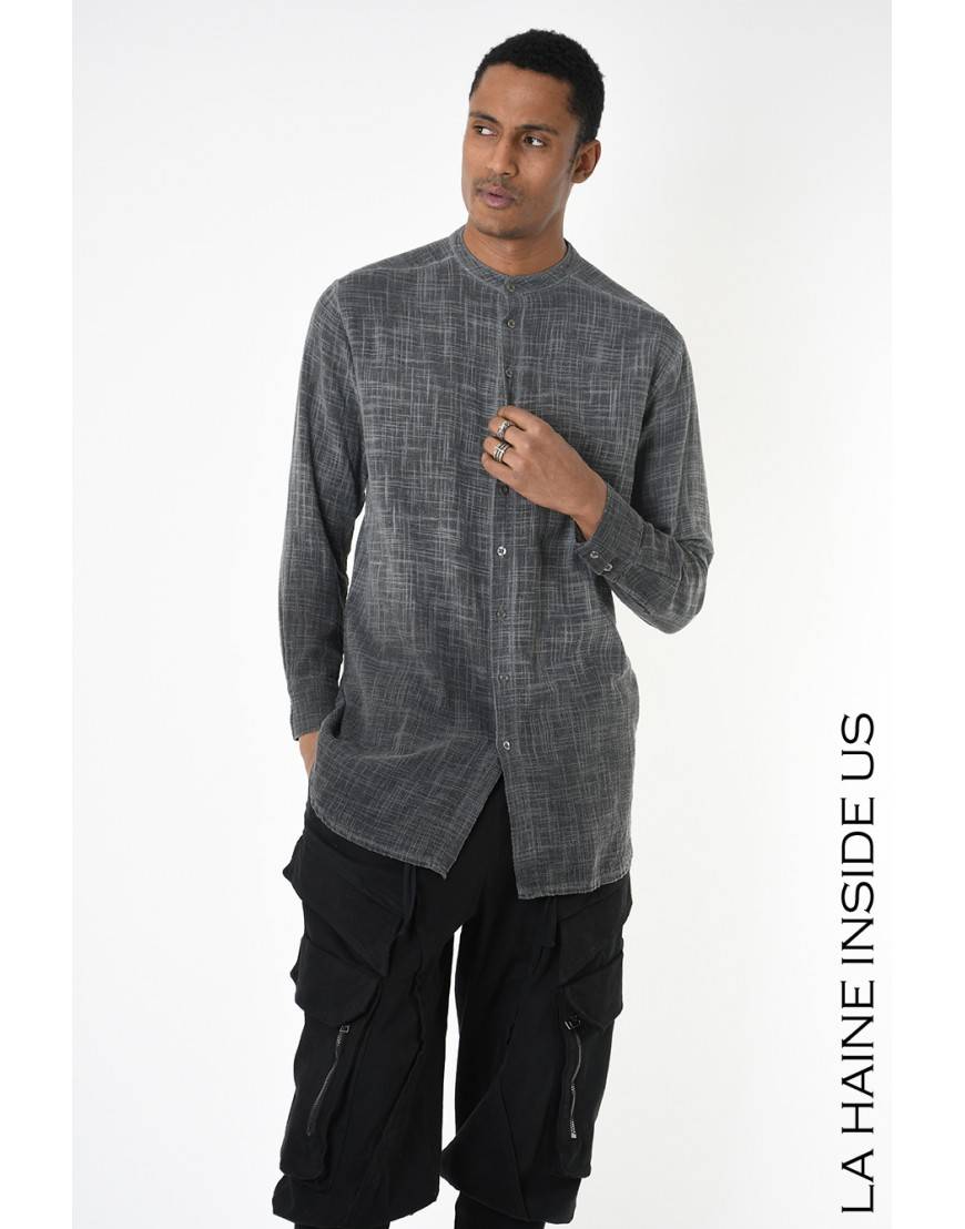 La haine inside us 3V LM236 CAMICIA Grigio Online Outlet