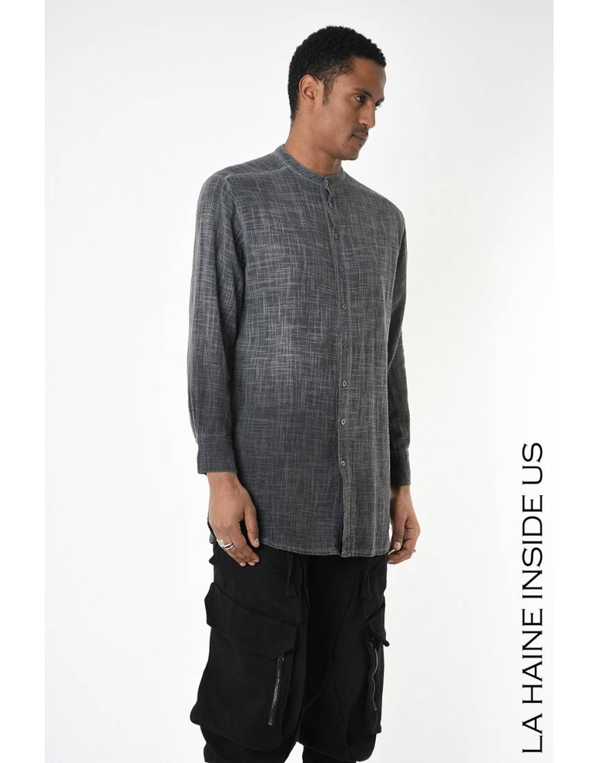 La haine inside us 3V LM236 CAMICIA Grigio Online Outlet