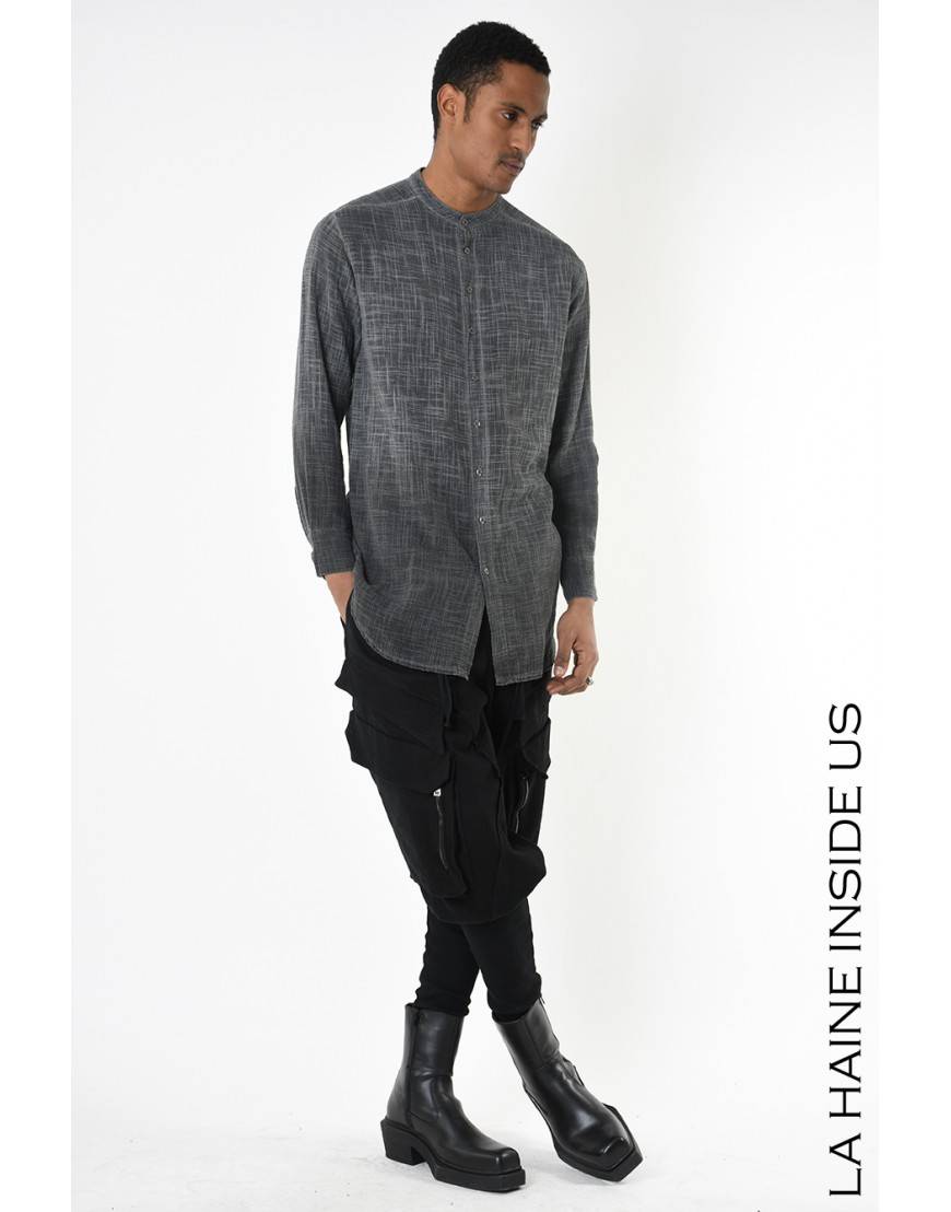 La haine inside us 3V LM236 CAMICIA Grigio Online Outlet