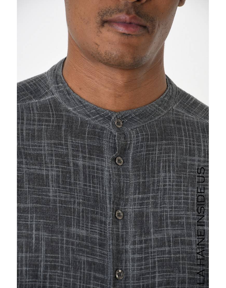 La haine inside us 3V LM236 CAMICIA Grigio Online Outlet