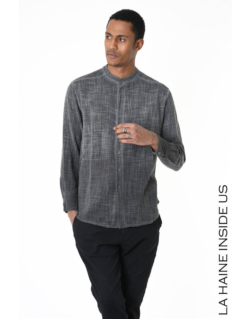 La haine inside us 3V LM237 CAMICIA Grigio Offerta temporanea
