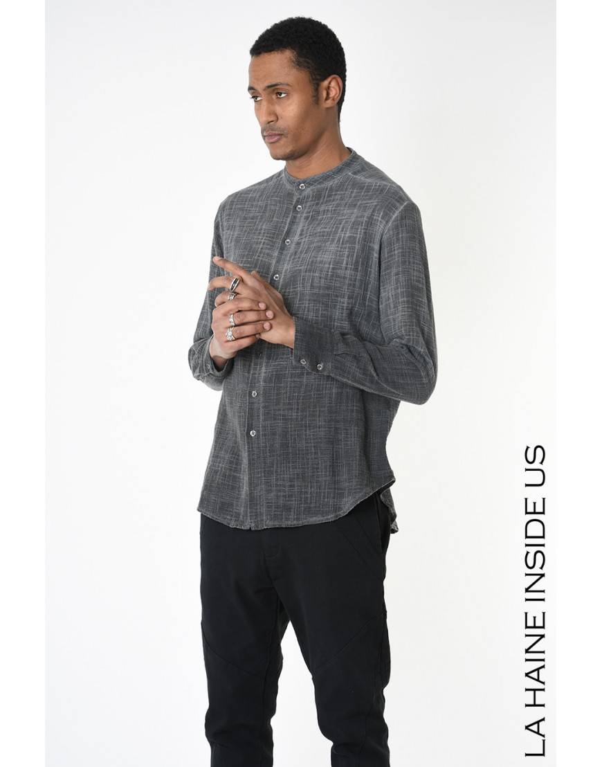 La haine inside us 3V LM237 CAMICIA Grigio Offerta temporanea
