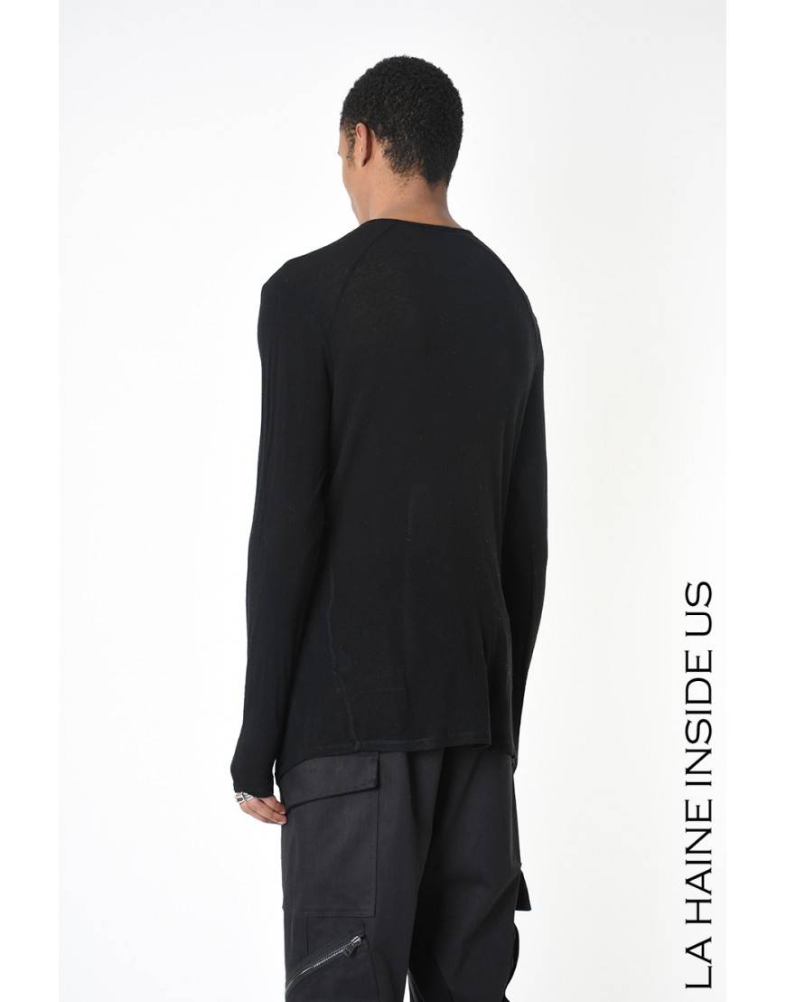 La haine inside us 3V LM265 MAGLIA Nero Offerte esclusive