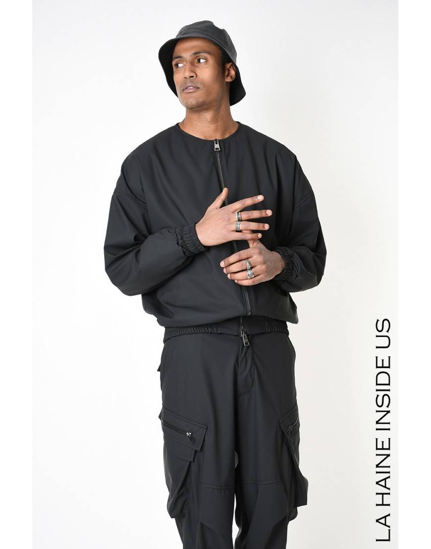 La haine inside us 3Z LM148 BOMBER Nero Liquidazione