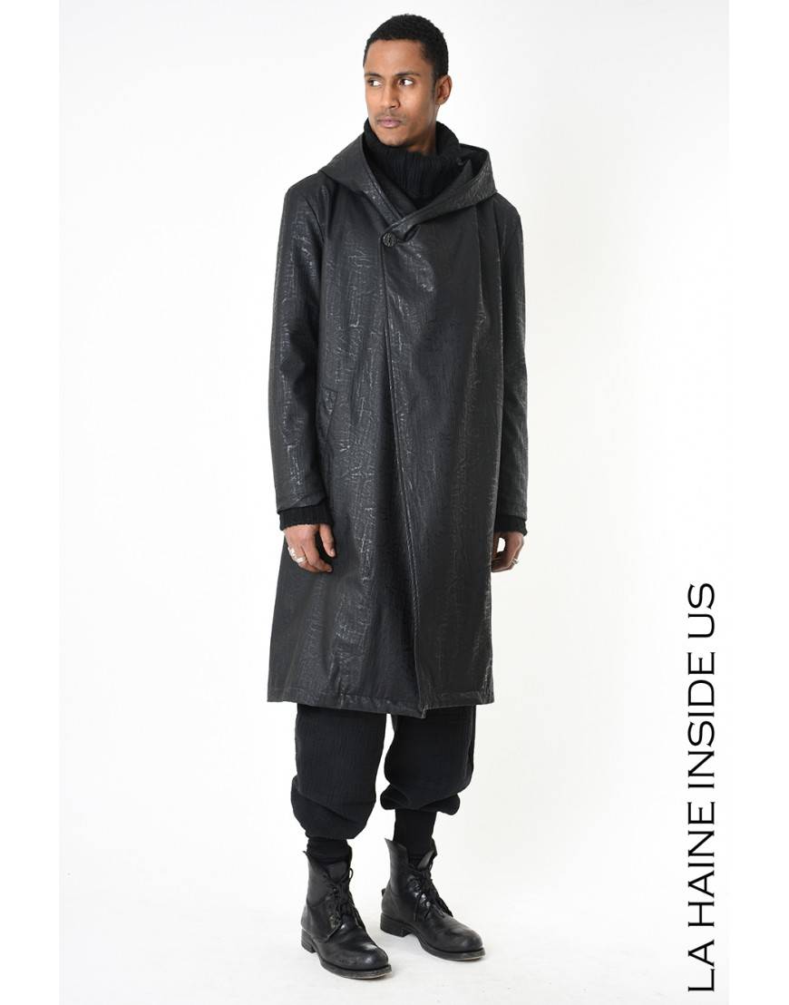 La haine inside us 3P LM249 CAPPOTTO Nero Offerte giornaliere