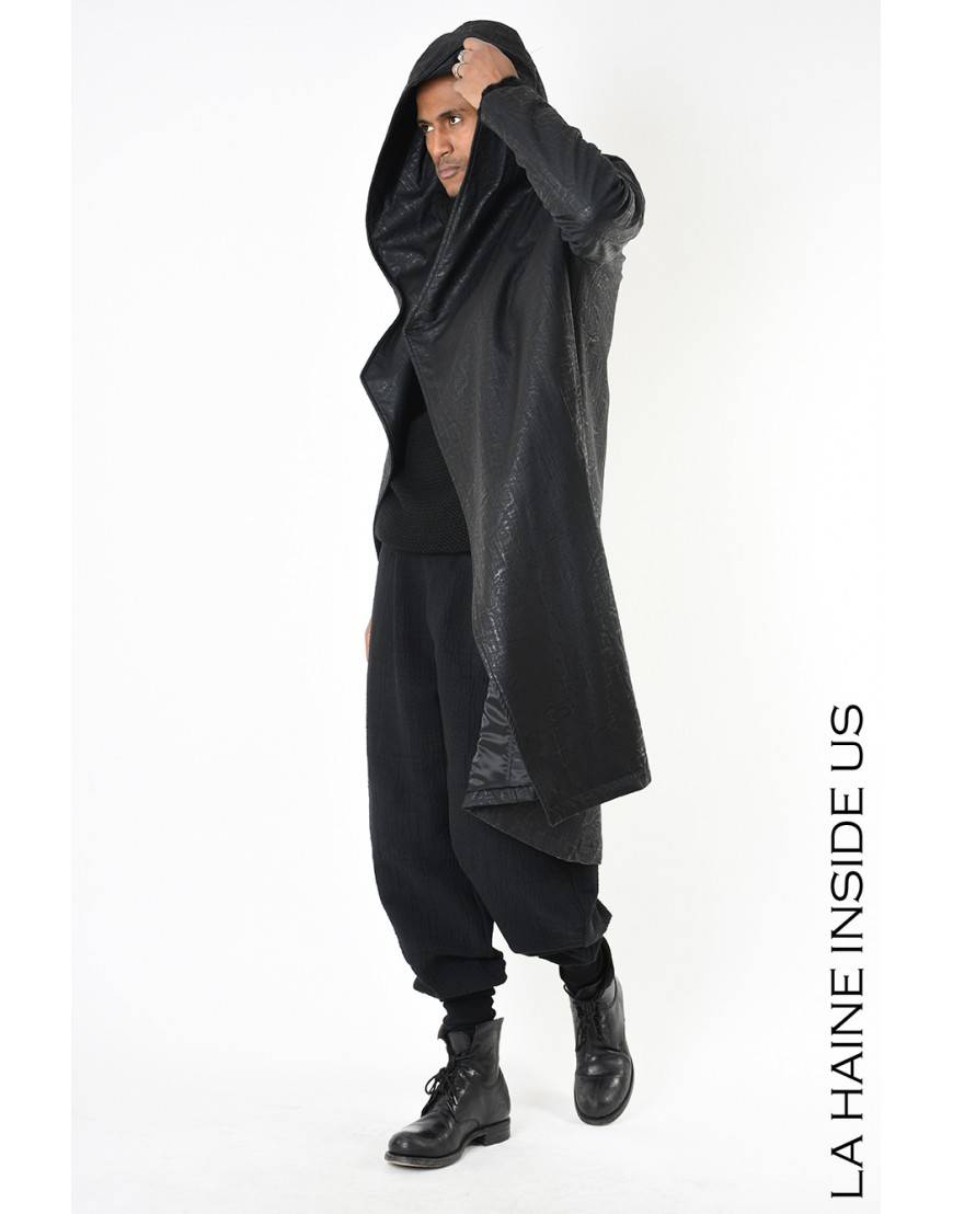La haine inside us 3P LM249 CAPPOTTO Nero Offerte giornaliere