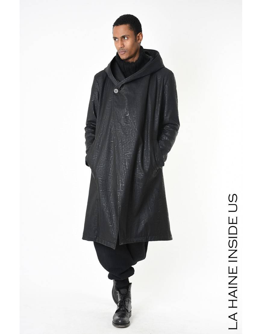 La haine inside us 3P LM249 CAPPOTTO Nero Offerte giornaliere