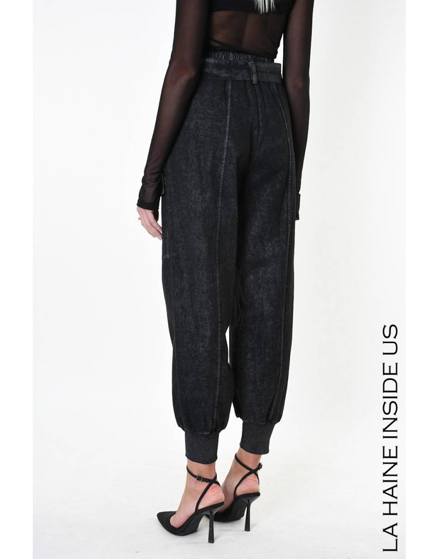 La haine inside us 4B LW880 PANTALONE UNISEX D Nero Fino al 55% di sconto