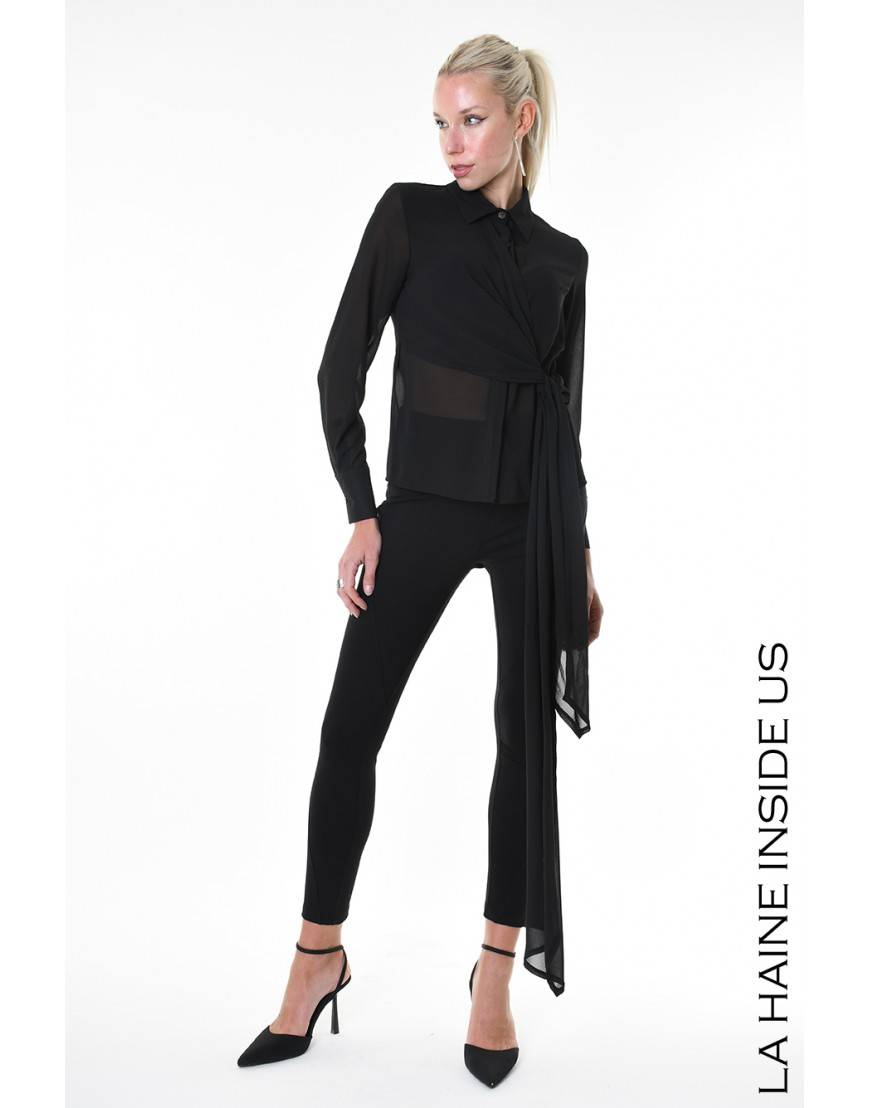 La haine inside us 4B LW927 CAMICIA Nero 50% di sconto con spedizione gratuita