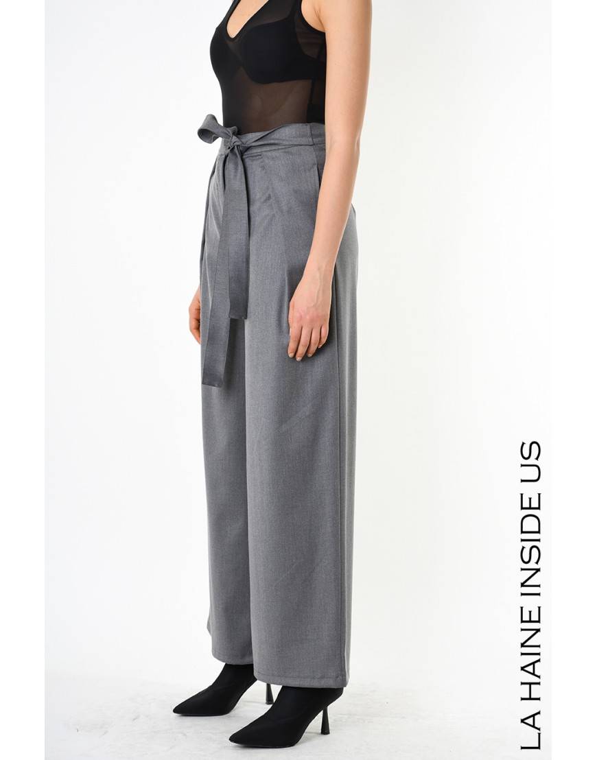 La haine inside us 4B LW829 PANTALONE Grigio Qualità