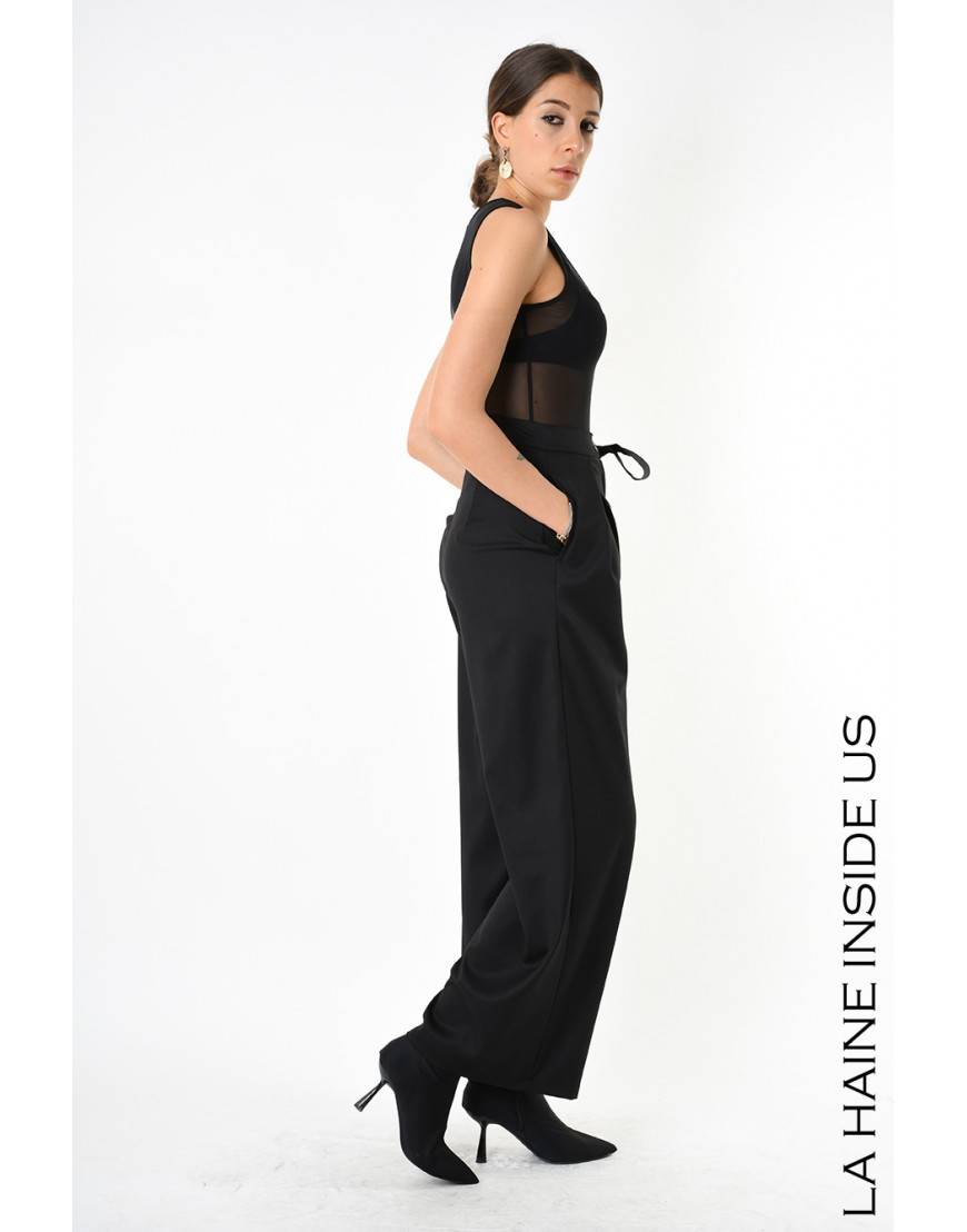 La haine inside us 4B LW829 PANTALONE Nero Vendita